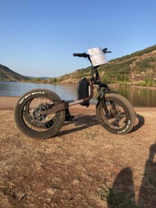 Cyclofat sur la plage