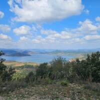 vue du salagou depuis la croix